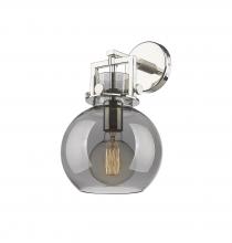 Innovations Lighting 411-1W-PN-G410-8SM - Newton Sphere - 1 Light - 8 inch - Polished Nickel - Sconce