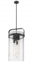 Innovations Lighting 413-4SL-BK-G413-4S-12SDY - Pilaster - 4 Light - 12 inch - Matte Black - Pendant