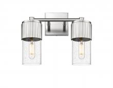 Innovations Lighting 428-2W-SN-G428-7SDY - Bolivar - 2 Light - 14 inch - Satin Nickel - Bath Vanity Light