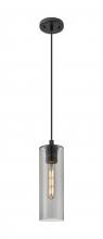 Innovations Lighting 434-1P-BK-G434-12SM - Crown Point - 1 Light - 5 inch - Matte Black - Pendant