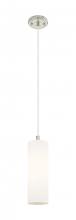 Innovations Lighting 434-1P-PN-G434-12WH - Crown Point - 1 Light - 5 inch - Polished Nickel - Pendant