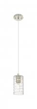 Innovations Lighting 434-1P-PN-G434-7DE - Crown Point - 1 Light - 5 inch - Polished Nickel - Pendant