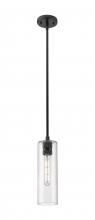 Innovations Lighting 434-1S-BK-G434-12SDY - Crown Point - 1 Light - 5 inch - Matte Black - Pendant