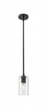 Innovations Lighting 434-1S-BK-G434-7SDY - Crown Point - 1 Light - 5 inch - Matte Black - Pendant