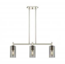 Innovations Lighting 434-3I-PN-G434-7SM - Crown Point - 3 Light - 31 inch - Polished Nickel - Island Light