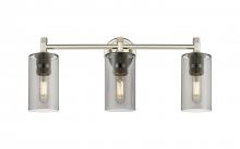 Innovations Lighting 434-3W-PN-G434-7SM - Crown Point - 3 Light - 24 inch - Polished Nickel - Bath Vanity Light