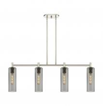 Innovations Lighting 434-4I-PN-G434-12SM - Crown Point - 4 Light - 44 inch - Polished Nickel - Island Light