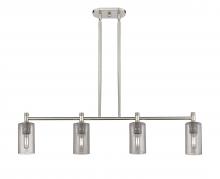  434-4I-PN-G434-7SM - Crown Point - 4 Light - 44 inch - Polished Nickel - Island Light