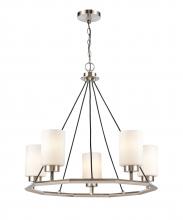 Innovations Lighting 441-5CH-BSN-G4411 - Mila - 5 Light - 29 inch - Black Satin Nickel - Chain Hung - Chandelier