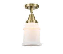 Innovations Lighting 447-1C-AB-G181 - Canton - 1 Light - 6 inch - Antique Brass - Flush Mount