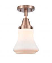 Innovations Lighting 447-1C-AC-G191 - Bellmont - 1 Light - 6 inch - Antique Copper - Flush Mount