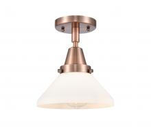 Innovations Lighting 447-1C-AC-G4471 - Caden - 1 Light - 8 inch - Antique Copper - Flush Mount