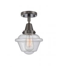 Innovations Lighting 447-1C-OB-G534 - Oxford - 1 Light - 8 inch - Oil Rubbed Bronze - Flush Mount