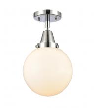 Innovations Lighting 447-1C-PC-G201-8 - Beacon - 1 Light - 8 inch - Polished Chrome - Flush Mount