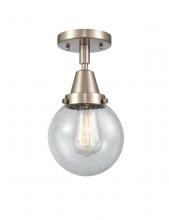 Innovations Lighting 447-1C-SN-G204-6 - Beacon - 1 Light - 6 inch - Brushed Satin Nickel - Flush Mount