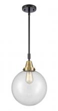 Innovations Lighting 447-1S-BAB-G202-10 - Beacon - 1 Light - 10 inch - Black Antique Brass - Mini Pendant