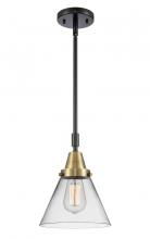 Innovations Lighting 447-1S-BAB-G42 - Cone - 1 Light - 8 inch - Black Antique Brass - Mini Pendant