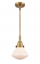  447-1S-BB-G321 - Olean - 1 Light - 7 inch - Brushed Brass - Mini Pendant