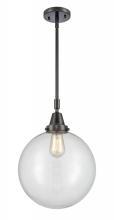 Innovations Lighting 447-1S-BK-G202-12 - Beacon - 1 Light - 12 inch - Matte Black - Mini Pendant