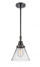 Innovations Lighting 447-1S-BK-G42 - Cone - 1 Light - 8 inch - Matte Black - Mini Pendant