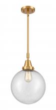 Innovations Lighting 447-1S-SG-G204-10 - Beacon - 1 Light - 10 inch - Satin Gold - Mini Pendant