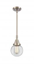 Innovations Lighting 447-1S-SN-G202-6 - Beacon - 1 Light - 6 inch - Brushed Satin Nickel - Mini Pendant