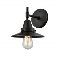 Innovations Lighting 447-1W-BK-M6-BK - Railroad - 1 Light - 8 inch - Matte Black - Sconce