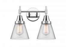 Innovations Lighting 447-2W-PC-G62 - Cone - 2 Light - 15 inch - Polished Chrome - Bath Vanity Light