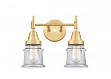 Innovations Lighting 447-2W-SG-G182S - Canton - 2 Light - 14 inch - Satin Gold - Bath Vanity Light