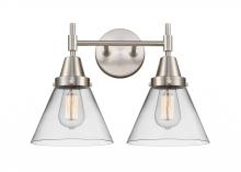 Innovations Lighting 447-2W-SN-G42 - Cone - 2 Light - 17 inch - Satin Nickel - Bath Vanity Light