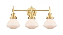  447-3W-SG-G321 - Olean - 3 Light - 25 inch - Satin Gold - Bath Vanity Light