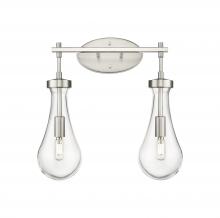 Innovations Lighting 451-2W-SN-G451-5CL - Owego - 2 Light - 17 inch - Satin Nickel - Bath Vanity Light