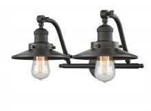 Innovations Lighting 515-2W-OB-M5-LED - Railroad - 2 Light - 18 inch - Oil Rubbed Bronze - Bath Vanity Light