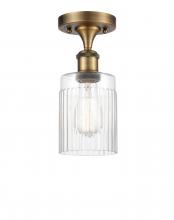 Innovations Lighting 516-1C-BB-G342 - Hadley - 1 Light - 5 inch - Brushed Brass - Semi-Flush Mount