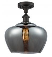 Innovations Lighting 516-1C-OB-G93-L-LED - Fenton - 1 Light - 11 inch - Oil Rubbed Bronze - Semi-Flush Mount