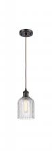 Innovations Lighting 516-1P-OB-G559-5CL - Bridal Veil - 1 Light - 5 inch - Oil Rubbed Bronze - Cord hung - Mini Pendant