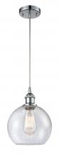 Innovations Lighting 516-1P-PC-G124-8 - Athens - 1 Light - 8 inch - Polished Chrome - Cord hung - Mini Pendant