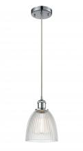 Innovations Lighting 516-1P-PC-G382 - Castile - 1 Light - 6 inch - Polished Chrome - Cord hung - Mini Pendant