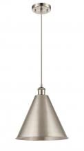 Innovations Lighting 516-1P-SN-MBC-16-SN - Berkshire - 1 Light - 16 inch - Brushed Satin Nickel - Cord hung - Mini Pendant