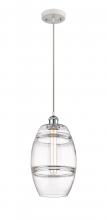 Innovations Lighting 516-1P-WPC-G557-8CL - Vaz - 1 Light - 8 inch - White Polished Chrome - Cord hung - Mini Pendant