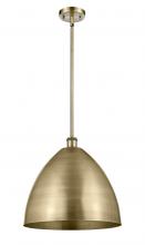 Innovations Lighting 516-1S-AB-MBD-16-AB - Bristol - 1 Light - 16 inch - Antique Brass - Pendant