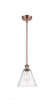 Innovations Lighting 516-1S-AC-GBC-84 - Berkshire - 1 Light - 8 inch - Antique Copper - Mini Pendant