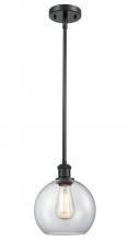 Innovations Lighting 516-1S-BK-G122-8 - Athens - 1 Light - 8 inch - Matte Black - Mini Pendant