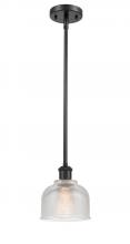 Innovations Lighting 516-1S-BK-G412 - Dayton - 1 Light - 6 inch - Matte Black - Mini Pendant