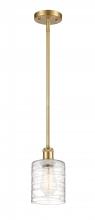 Innovations Lighting 516-1S-SG-G1113 - Cobbleskill - 1 Light - 5 inch - Satin Gold - Mini Pendant