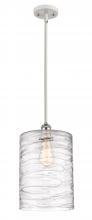  516-1S-WPC-G1113-L - Cobbleskill - 1 Light - 9 inch - White Polished Chrome - Mini Pendant