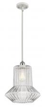 Innovations Lighting 516-1S-WPC-G212 - Springwater - 1 Light - 12 inch - White Polished Chrome - Mini Pendant