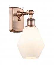 Innovations Lighting 516-1W-AC-G651-6 - Cindyrella - 1 Light - 6 inch - Antique Copper - Sconce