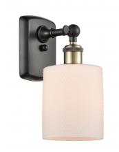 Innovations Lighting 516-1W-BAB-G111 - Cobbleskill - 1 Light - 5 inch - Black Antique Brass - Sconce