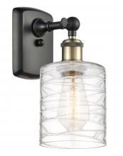 Innovations Lighting 516-1W-BAB-G1113 - Cobbleskill - 1 Light - 5 inch - Black Antique Brass - Sconce